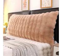 Almohada de cuña de lectura para apoyo del respaldo, cojín largo para cabecero con funda extraíble para un sueño cómodo