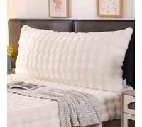 Almohada de cuña de lectura para apoyo del respaldo, cojín largo para cabecero con funda extraíble para un sueño cómodo