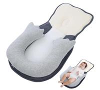 Almohada de cuña para bebés para recién nacido, almohada ergonómica anti-reflujo recién nacido, resistente a la seguridad y deslizamiento, adecuada para alimentación de botellas, dormir, almohadilla