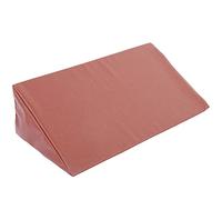 Almohada de cuña para cama, cojines de soporte lumbar para elevación de piernas, cubierta de cuero PU impermeable