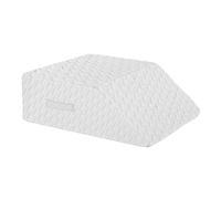 Almohada de cuña para piernas, cojín ergonómico de elevación de piernas, almohada de apoyo para rodilla y tobillo para aliviar la espalda y la cadera, cuña de reposapiés para siesta, lectura