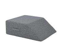 Almohada de cuña para piernas, cojín ergonómico de elevación de piernas, almohada de apoyo para rodilla y tobillo para aliviar la espalda y la cadera, cuña de reposapiés para siesta, lectura