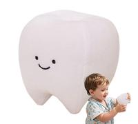 Almohada de de Dientes para Niños - Bolsillo de Monstruo de Algodón de Felpa, Diseño de Juguete en Forma de Figura Suave, de Soporte de Dientes Mágico | Celebración de la pérdida de