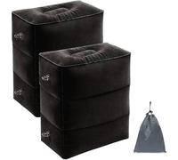 Almohada de Descanso para Las Piernas, Yuandream Cojín Hinchable para Viajes, para Biños y Adultos, Almohada de Viaje Inflable para Coche, Tren, Autobús, Oficina, Vuelos largos
