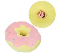 Almohada de Donut Cojín de Coxis Cojín de Donut Multifuncional Suave Cómodo Lindo Donut Throw Pillow para Dormir Sofá Silla Sofá de Piso