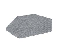 Almohada de elevación de piernas, cuña ergonómica de cama para piernas, cojín de apoyo de rodilla, cadera, tobillo, almohada ortopédica para reposapiés, y relajación para el hogar, cama, sofá