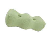 Almohada de elevación de piernas, espuma viscoelástica, 55 x 23 x 21 cm, contorno ajustable debajo de la rodilla, almohadas para dormir, mejora la circulación y un sueño cómodo