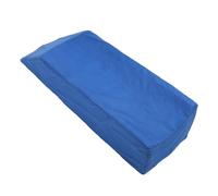 Almohada de Elevación de Piernas, Soporte de Elevación de Cuña, Almohada Suave, Soporte de Cuña de Espuma Viscoelástica para Viajes, Oficina, Reposapiernas (BLUE)