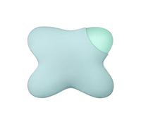 Almohada de espuma con memoria forma de mariposa con gel refrescante, doble cara refrescante, infusión de té verde