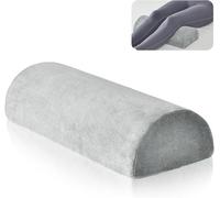 Almohada de Espuma viscoelástica en Forma de Media Luna, Almohada ortopédica para el Cuello, la Cama,Almohada de Media Luna, Almohada elevadora de piernas para Cuello, Rodillas y Cintura.