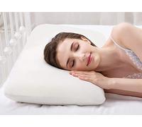 Almohada de espuma viscoelástica tamaño King (70 x 39.9 cm), Findigit ergonómica ortopédica para el cuello y el contorno de la cama de dormir cervical almohada para dormir de espalda lateral
