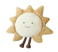 Almohada de felpa para decoración del hogar, cojín suave de 15 pulgadas, juguetes creativos de peluche con forma de sol y estrella y luna, para decoración de habitación infantil o regalos de