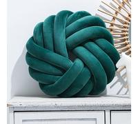 Almohada de Felpa Suave con Forma de Bola Anudada, cojín Anudado para Soporte Lumbar y Lumbar, Almohada Decorativa para sofá Cama, Almohadas Decorativas Creativas para la Sala de Estar.