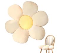 Almohada de flores, almohada de piso de felpa suave y acogedora de 16 pulgadas con forma de flor, linda almohada de silla con forma de flor, cojín de asiento de flor decorativo para sofá cama, almohad