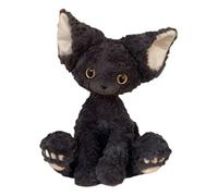 Almohada de gato genérica negra de peluche - peluche de 30 cm | Juguete animal de pella- Adorable y esponjoso | Peluc-he Gato dulce para, adultos, abrazos y decoración de sofá