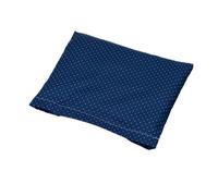 Almohada de grano de trigo, azul con lunares blancos, 25 x 23 cm