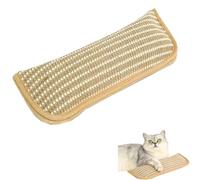 Almohada de hierba gatera de sisal natural, duradera y duradera, extremos para que los gatos mastiquen, ayudando a limpiar los dientes y aliviar el estrés. Adecuado para gatos de interior, gatitos y