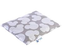 Almohada de hueso de cereza grande Cojín Térmico 500g Rectangular 20x25cm eco natural 100% algodón Medi Partners terapia de calor + frío terapia de masaje (Mickey Mouse)