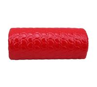 almohada de las uñas, Nail Arm Rest Manicure Cushion Memory Foam PU Faux Leather Multicolor Salon(Big Red)