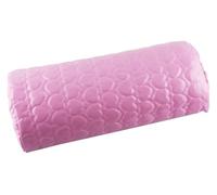 almohada de las uñas, Nail Arm Rest Pillow Memory Foam Faux Leather Multicolor 30x9x6cm(Leather pink)