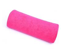 almohada de las uñas, Nail Arm Rest Pillow Memory Foam Faux Leather Multicolor 30x9x6cm(Rose red)