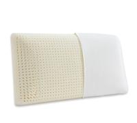 Almohada de cama para dormir de látex 100% natural - Almohada de lujo suave tamaño Queen para personas que duermen de lado, boca arriba y boca abajo - Funda de algodón transpirable extraíble 60×40cm
