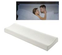 Almohada de látex, almohadas de látex de memoria King Size, almohada de una pieza, almohada de almohada larga, almohada doble, almohada para el cuello, ayuda a aliviar el dolor de hombro, de Tailandia