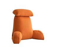 Almohada de lectura, cómoda almohada mullida con reposacabezas desmontable y respaldo con mayor soporte para los brazos Almohada de lectura para adultos: ideal para ver la (Size:L75×W40×H55CM,Color:K)