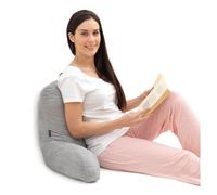 InnovaGoods Almohada de lectura Huglow – apoyabrazos, lumbar ergonómico, asa, para sofá y cama