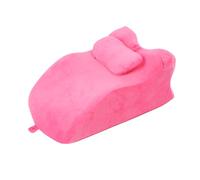 Almohada de Lectura con Soporte para la Espalda de Espuma Viscoelástica, Almohada Multifuncional Suave para Soporte de Piernas para Uso en sofá (Pink)