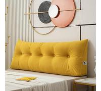 Almohada de lectura de cama de 150 x 50 x 20 cm, cojín lumbar grande para maternidad, almohada suave para cabecera para sofá cama, almohada de TV con soporte de cintura trasera que ayuda a reducir el