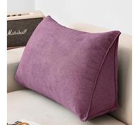 Almohada de lectura de cuña grande con funda extraíble, cojín triangular de apoyo lumbar para sofá cama y respaldo cómodo, 80 x 35 x 20 pulgadas