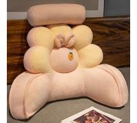 Almohada de lectura de dibujos animados para sentarse en la cama para adultos, cojín de respaldo de terciopelo de cristal Kawaii, soporte lumbar, multiusos, cabecero de cama, para leer, relajarse, ver