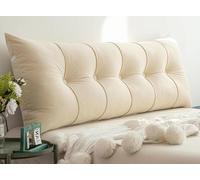 Almohada de lectura Suave, Sofá Cojines de Lectura，120/60/80/150/200/180cm Cabecera Cojín, Cojín Grande de Pared, Respaldo de Cama Almohada Lumbar para Sala de Esta Sillas Dormitorio(A1,100x55cm/39x21