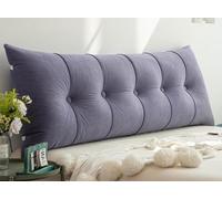 Almohada de lectura Suave, Sofá Cojines de Lectura，120/60/80/150/200/180cm Cabecera Cojín, Cojín Grande de Pared, Respaldo de Cama Almohada Lumbar para Sala de Esta Sillas Dormitorio(A10,150x55cm/59x2