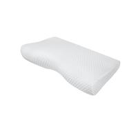 Almohada de lujo ergonómica y cervical de espuma con memoria dos fundas de almohada: bambú y algodón terciopelo