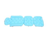Almohada de Lujo para Bañera, Almohada de Baño de Cuerpo Completo para Bañera con Ventosas Antideslizantes, Bolsa de Lavandería de Malla, Soporte para Cabeza, Cuello, Hombros y