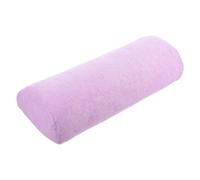 Almohada de Mano para Manicura, Soporte Cómodo para Muñeca y Mano | Tela de Toalla y Esponja, Uso en Escuela de Uñas y Casa, Estilo Fashion, Color Púrpura