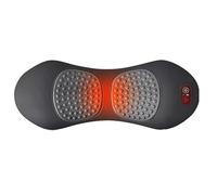 Almohada de masaje de apoyo lumbar, cojín eléctrico de masaje lumbar de compresión caliente, cojín de espuma viscoelástica con calefacción para sofá, oficina, silla, apartamento, silla de ruedas