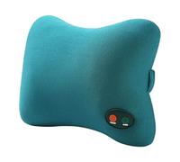 Almohada de masaje de cuello y espalda, soporte de tracción cervical manual portátil, herramienta de de puntos de activación para hombros, piernas, pantorrillas, gimnasio en casa, oficina, azul