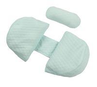 Almohada de Maternidad, Almohada de Apoyo de Cintura Ergonómica Extraíble en Forma de U para Embarazo, Almohada de Cuña para Mujeres (BLUE)