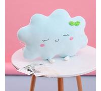 Almohada de nube, cojín de tiro de nube para el dormitorio del coche decorativo, almohada decorativa en forma de nube de felpa 3D, cojines decorativos de jardín de infantes, decoración de sala de