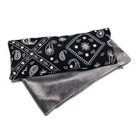 Almohada de ojos con funda extra, bolsa de ojos para dormir, accesorios de meditación, máscara de ojos con peso de lavanda para dormir, yoga, meditación, regalos de relajación de cuidado personal para