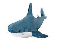 Almohada de peluche de tiburón gigante de 31 pulgadas, almohada de felpa de tiburón gigante para decoración de habitación de niños y niñas, regalo de niños (31 pulgadas)