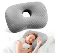 Almohada De Piercing Con Agujero, Almohada Perforadora Piercing De, Almohada Donut Para Piercing En El Oído, Almohada Con Agujero, Algodón Donut Almohada Para Dormir Para Dormir Lado Aliviar DolorOído