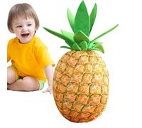 Almohada de piña, felpa de piña,Lindos animales de peluche de fruta de de simulación 18,9 pulgadas | Favores de fiesta del accesorio de la foto, almohada acogedora suave decorativa de la muñeca r