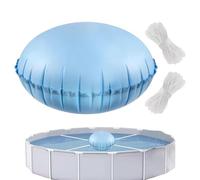 Almohada de Piscina - Cojín Grueso Inflable de PVC de 4 x 4 pies, Cuerda incluida, Flotador de Piscina Ecualizador de Hielo, Accesorio de Tubo de natación, Fiesta en la Playa, SPA, Resort,
