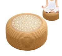 Almohada De Piso De Meditación - Meditation Cushion | Cómodo Almohadilla De Cojín De Asiento De Paja , Diseño Versitle Multiuse Transpirable Manual De Tatami Asiento De Asiento Portátil Portáti