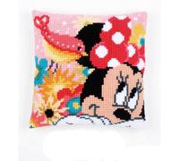 Almohada de punto de cruz de Vervaco Disney "Shh, tengo un secreto", diseño de b