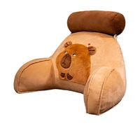 Almohada de reposo en cama con brazos, diseño Capybara, cojín ergonómico y suave, bonito cojín de espalda para cama, para adultos, soporte de espalda, sofá, dormir, sentado, viendo la televisión